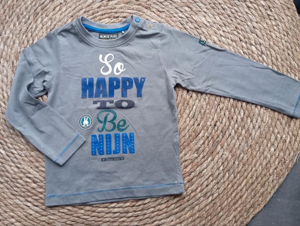Nijntje shirt 'So Happy to Be Nijntje' | maat 98, Ophalen of Verzenden, Nijntje, Jongen, Shirt of Longsleeve