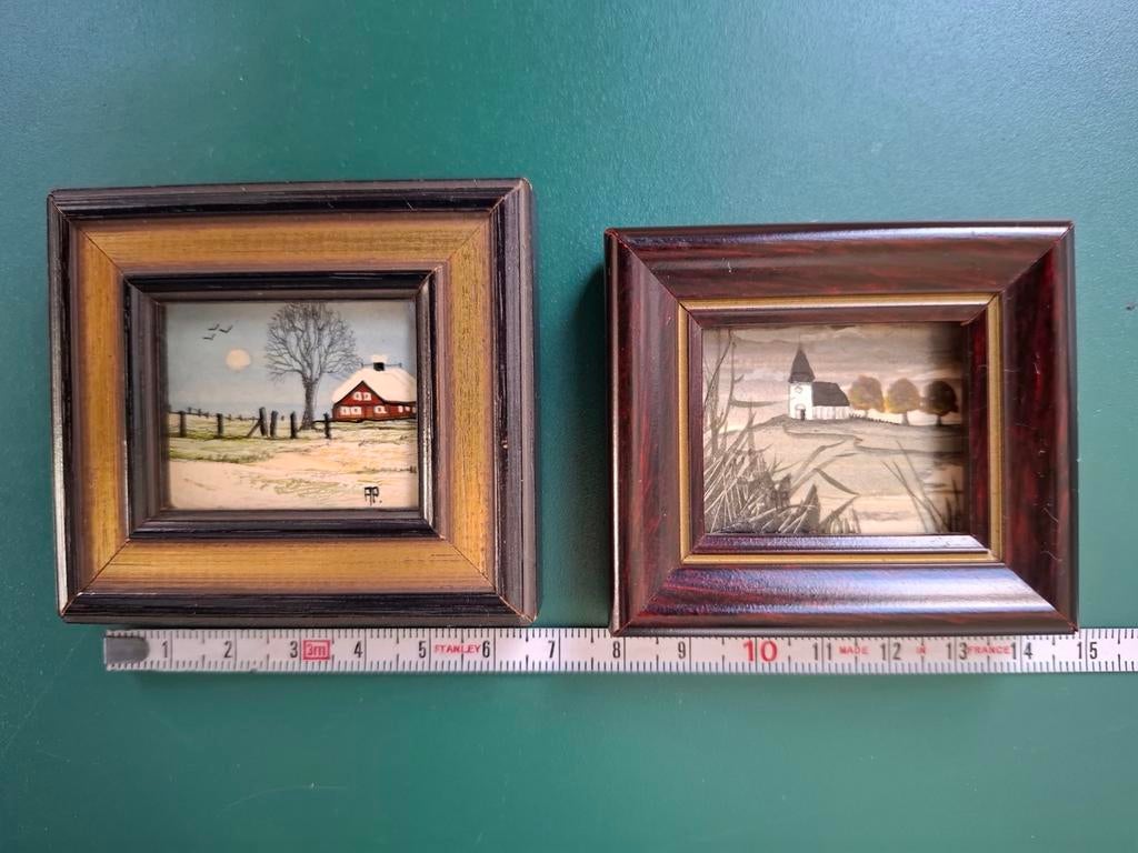 Miniatuur schilderijtjes gevraagd / gezocht, Ophalen of Verzenden