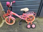 Loekie Princess 12 inch meisjesfiets, Ophalen, Zijwieltjes, Gebruikt, Loekie
