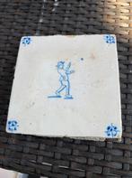 Oude Hollandse tegel met mannetje, Antiek en Kunst, Ophalen of Verzenden