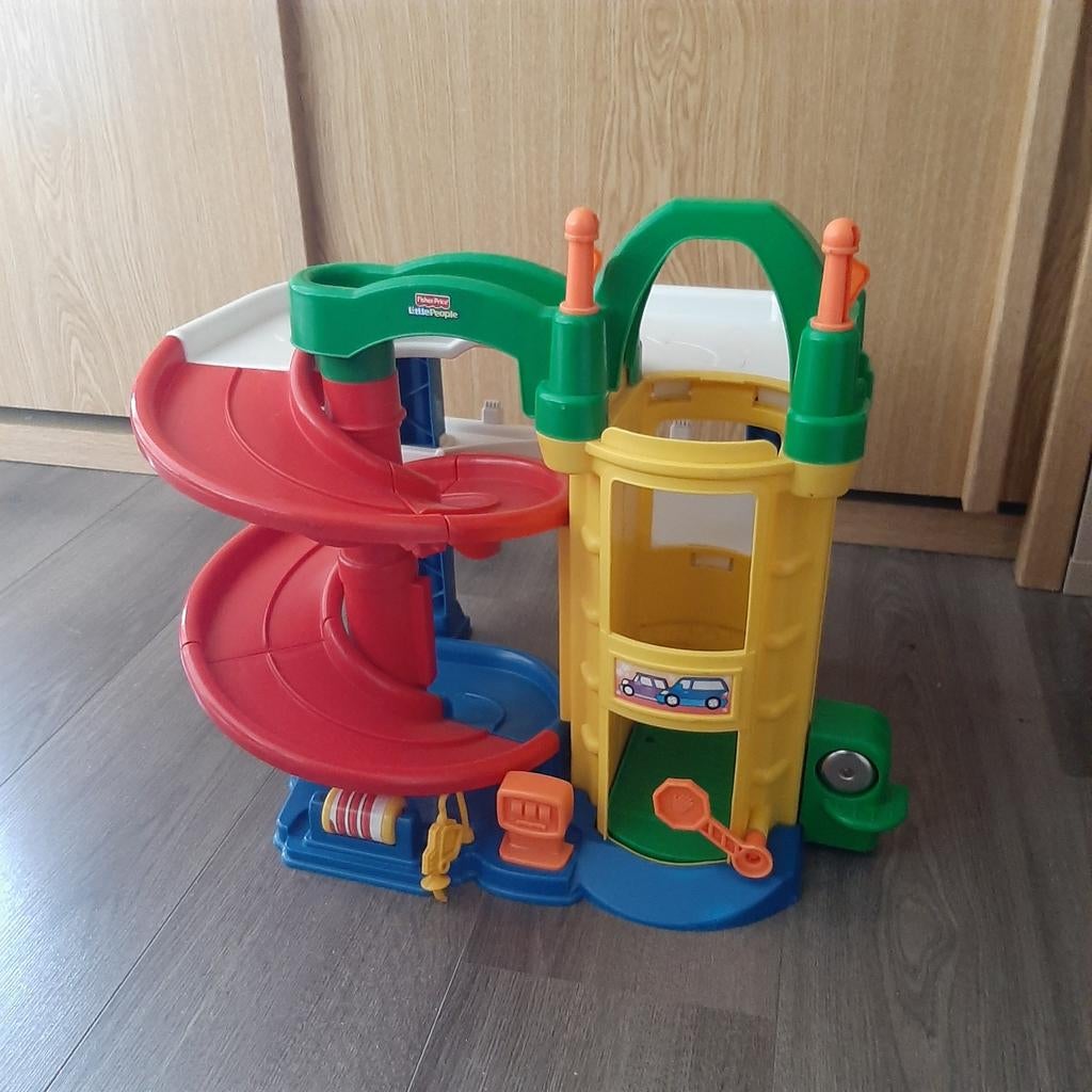 Fischer price garage, Kinderen en Baby's, Speelgoed | Fisher-Price, Ophalen, Gebruikt, Speelset