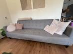 Grijze bank., Ophalen, Gebruikt, Driepersoons, 75 tot 100 cm
