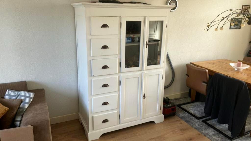 Mooie oude landelijke buffetkast, Huis en Inrichting, Kasten | Dressoirs, Ophalen, Gebruikt, 50 tot 75 cm, 100 tot 150 cm