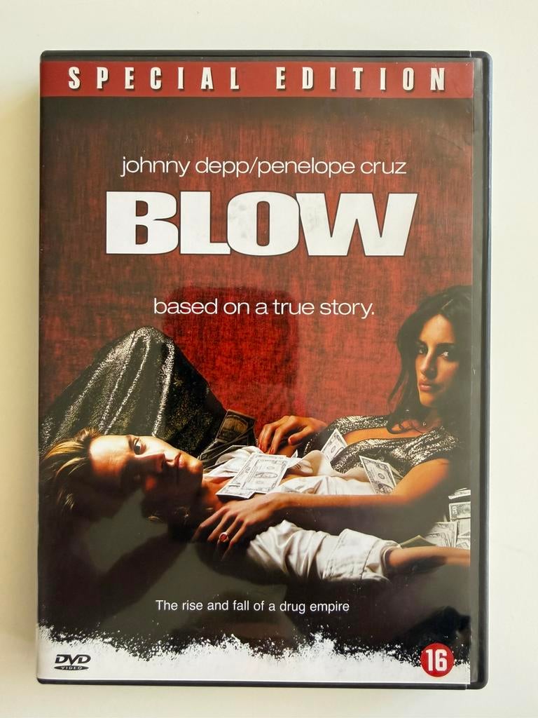 DVD ‘Blow’ met Johnny Depp, Cd's en Dvd's, Dvd's | Thrillers en Misdaad, Alle leeftijden, Ophalen of Verzenden, Zo goed als nieuw