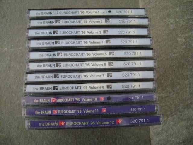 Mooi serie van11 Braun MTV cd's met de hits van 1995, Ophalen of Verzenden, 1990 - 1999, Zo goed als nieuw