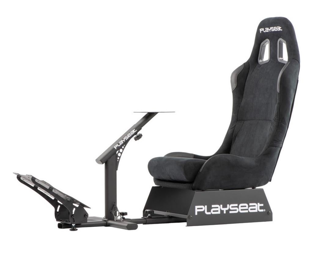 Playseat Evolution Alcantara met Logitech stuur en pedalen, Ophalen, Gebruikt, 1 speler, Racen en Vliegen