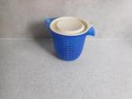Tupperware Combiplus Maatkan 1 Ltr. Blauw, Ophalen of Verzenden, Zo goed als nieuw, Blauw, Beker of Kan