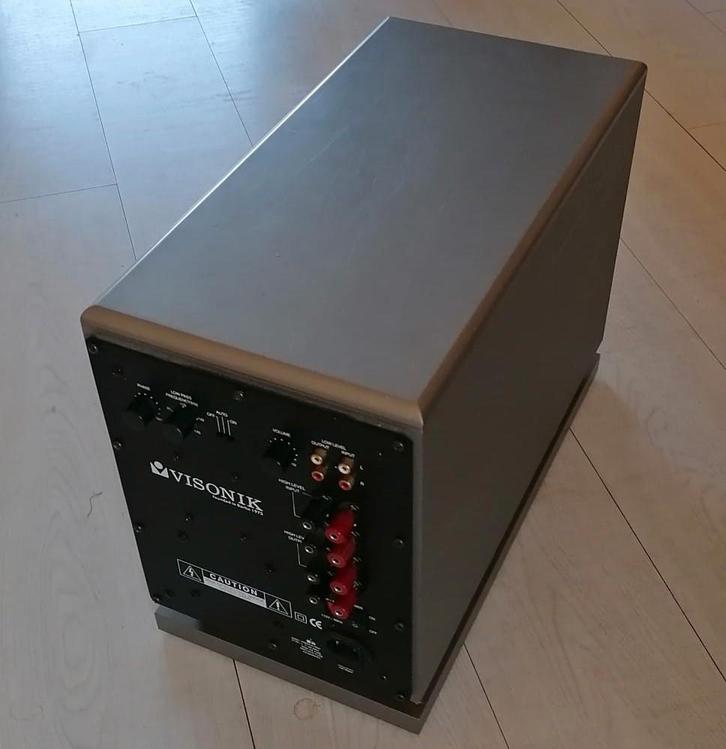 Visonik Sub 8.2 actieve subwoofer 180 watt, Audio, Tv en Foto, Luidsprekers, Gebruikt, Subwoofer, 120 watt of meer, Overige merken