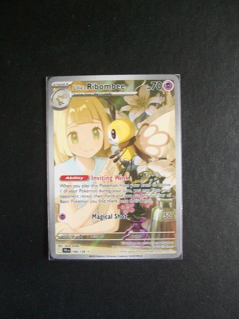 9112. Nieuwe Pokemon Kaart Lillie's RIBOMBEE HP 70 (164/159), Verzenden, Nieuw, Losse kaart, Foil