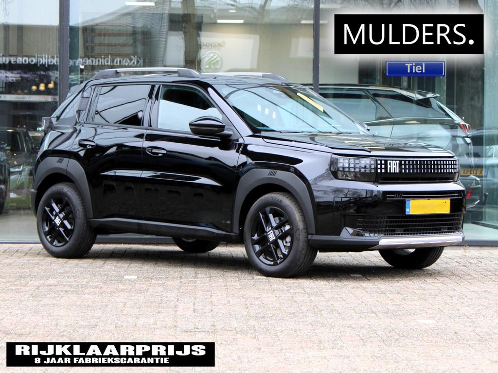 Fiat Grande Panda 1.2 Hybrid ICON VOORRAAD KORTING, Auto's, 12 maanden, Stof, 600 kg, Zwart