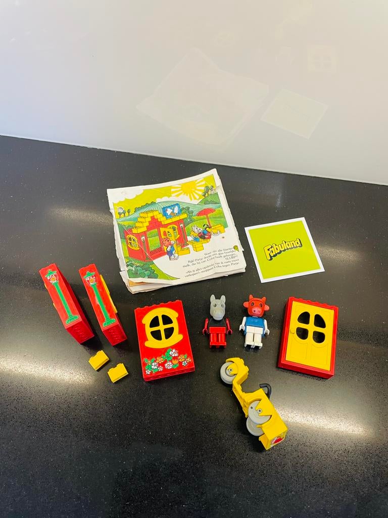 Lego Fabuland 3665 | IJssalon Parts, Inclusief minifiguren, Gebruikt, Lego, Ophalen of Verzenden