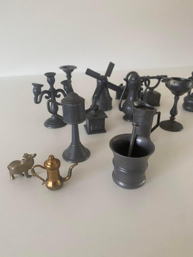 Tinnen figuurtjes, Antiek en Kunst, Ophalen of Verzenden