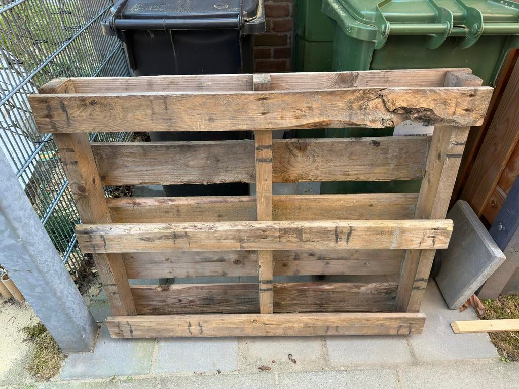 Pallet Hout (gratis ophalen), Ophalen, Zo goed als nieuw, 50 mm of meer, Pallet