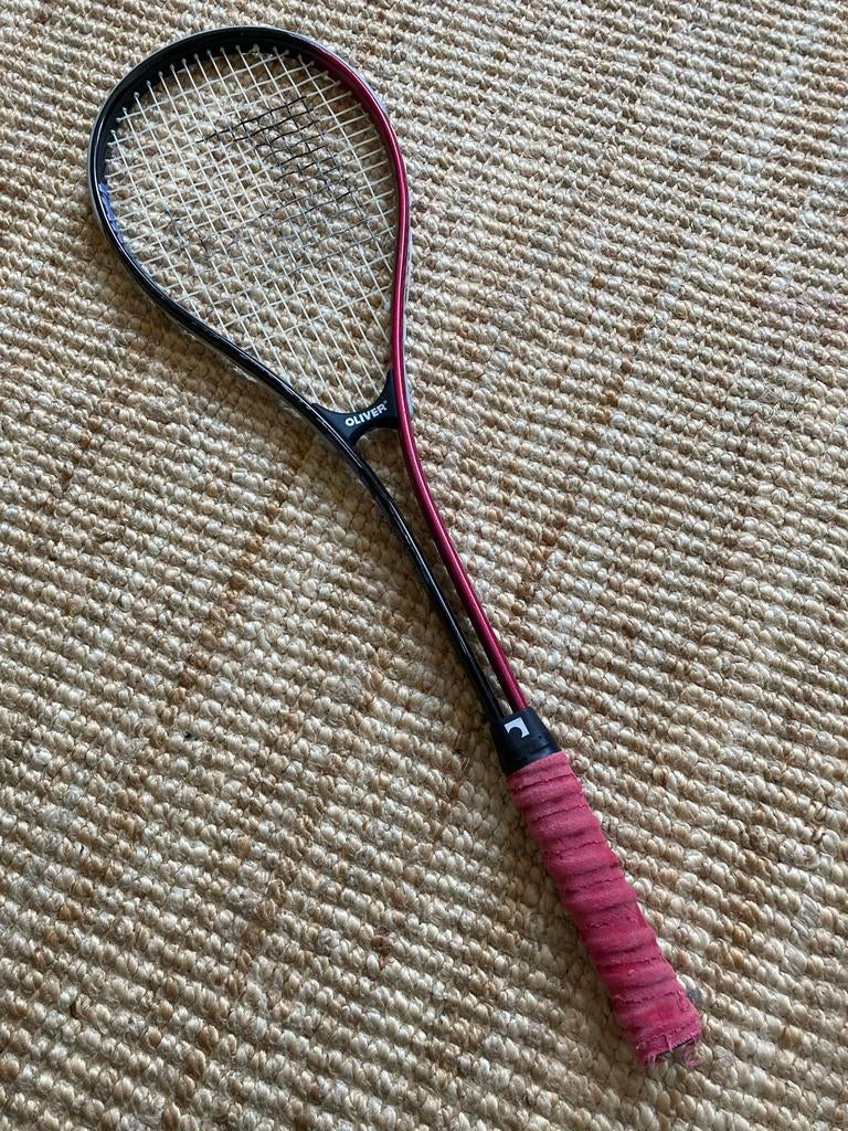 Oliver Target squash racket - aluminium, Sport en Fitness, Squash, Ophalen of Verzenden, Gebruikt, Racket