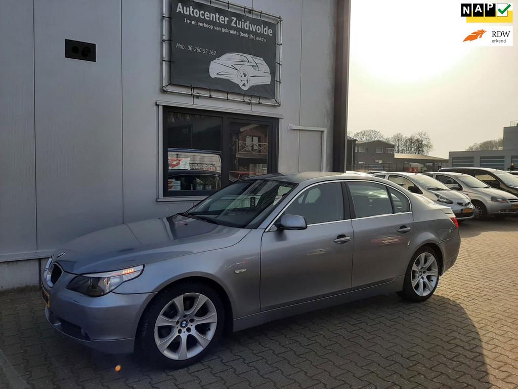BMW 5-serie 520i Executive, Auto's, Gebruikt, Bedrijf, Grijs, Parkeersensor