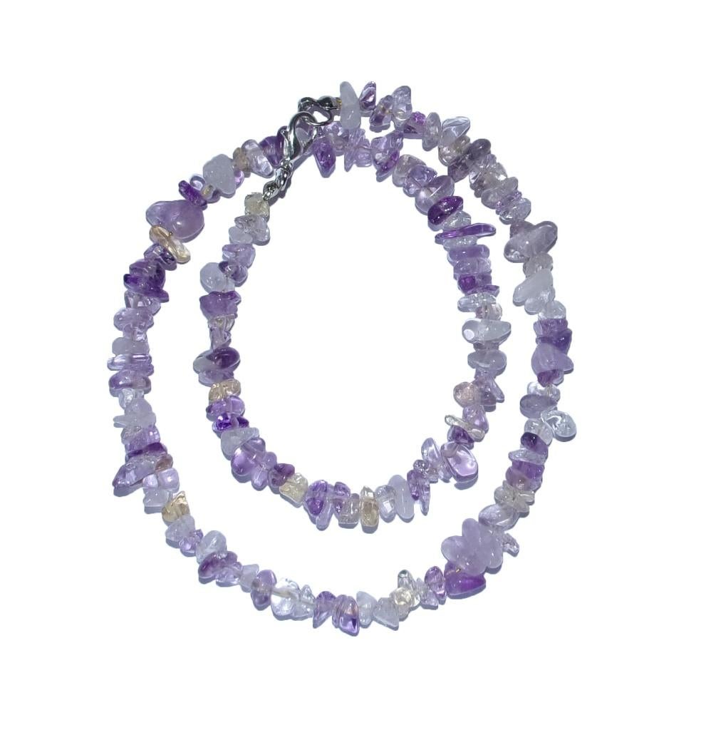 Splitketting Ametrien Lengte circa 45 cm, Ophalen of Verzenden, Mineraal