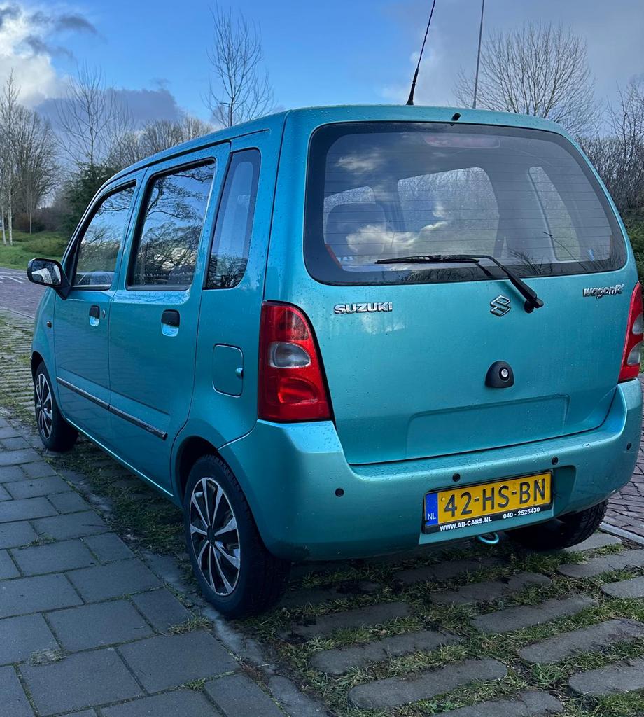 Suzuki Wagon R+ 1.3 2001 Groen, Auto's, Suzuki, Voorwielaandrijving, Stof, 31 €/maand, 4 cilinders