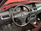 BMW 5-serie Touring 525i, Auto's, BMW, Achterwielaandrijving, Zwart, Blauw, Leder en Stof