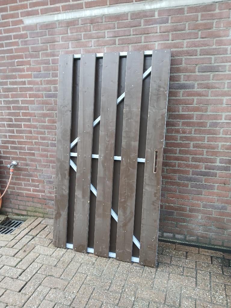 Aantal poortdeuren met stalen frame nieuw (nr18), Ophalen, Minder dan 100 cm, Nieuw, Draaipoort