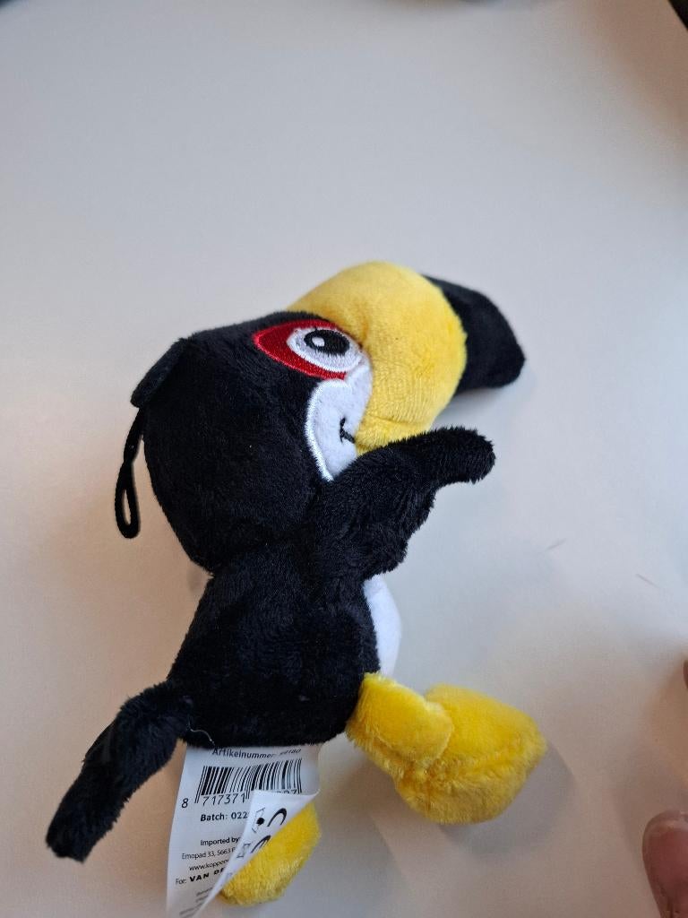 Knuffeltje papegaai Nieuw, Kinderen en Baby's, Speelgoed | Knuffels en Pluche, Overige typen, Nieuw, Meerkleurig, Klein (minder dan 20 cm)