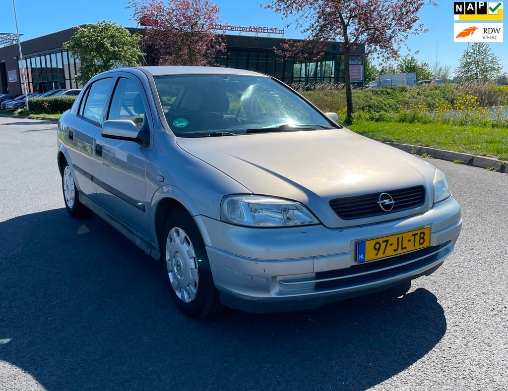 Opel Astra 1.2-16V GL, 5drs, Radio-CD/MP3 speler, Bluetooth,, Auto's, Voorwielaandrijving, Stof, 49 €/maand, Origineel Nederlands