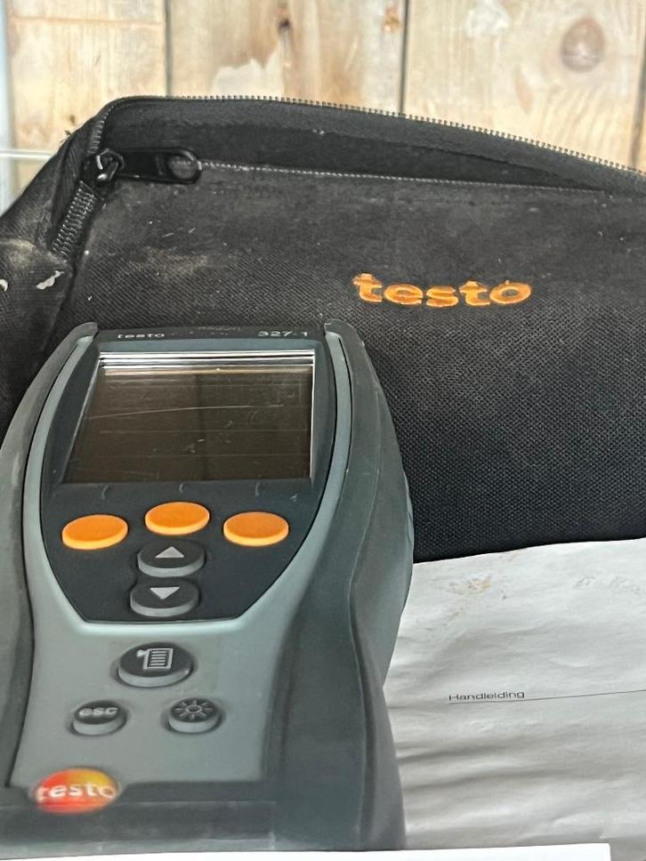 Testo 327-1 Rookgasanalysator, Doe-het-zelf en Verbouw, Meetapparatuur, Gebruikt, Ophalen of Verzenden