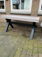Steigerhouten tafel, Tuin en Terras, Tuintafels, Ophalen, Gebruikt, Rechthoekig, Hout