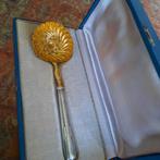Zilver Vergulde Strooilepel in Originele Doos, Ophalen of Verzenden