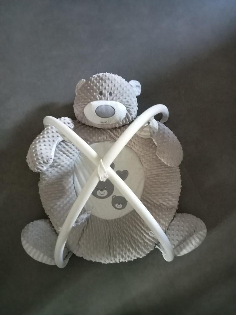 Schattig Grijs Speelkleed met Speelbogen - Beer Design, Ophalen, Zo goed als nieuw