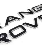 Carbon 3D chroom chrome RANGE ROVER sticker embleem set, Ophalen of Verzenden, H, H, H