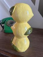 Citroen vaasje, Huis en Inrichting, Woonaccessoires | Vazen, Gebruikt, Geel, Aardewerk of Porselein, Ophalen of Verzenden