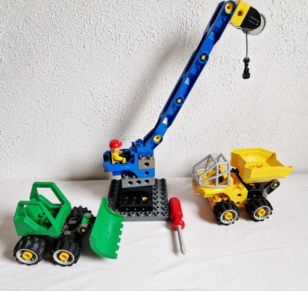 Technisch Duplo Toolo bouwplaats hijskraan shovel kiepwagen, Kinderen en Baby's, Speelgoed | Duplo en Lego, Ophalen of Verzenden