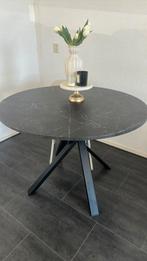 eettafel marmer look, Huis en Inrichting, Ophalen of Verzenden, Zo goed als nieuw, Rond, 100 tot 150 cm