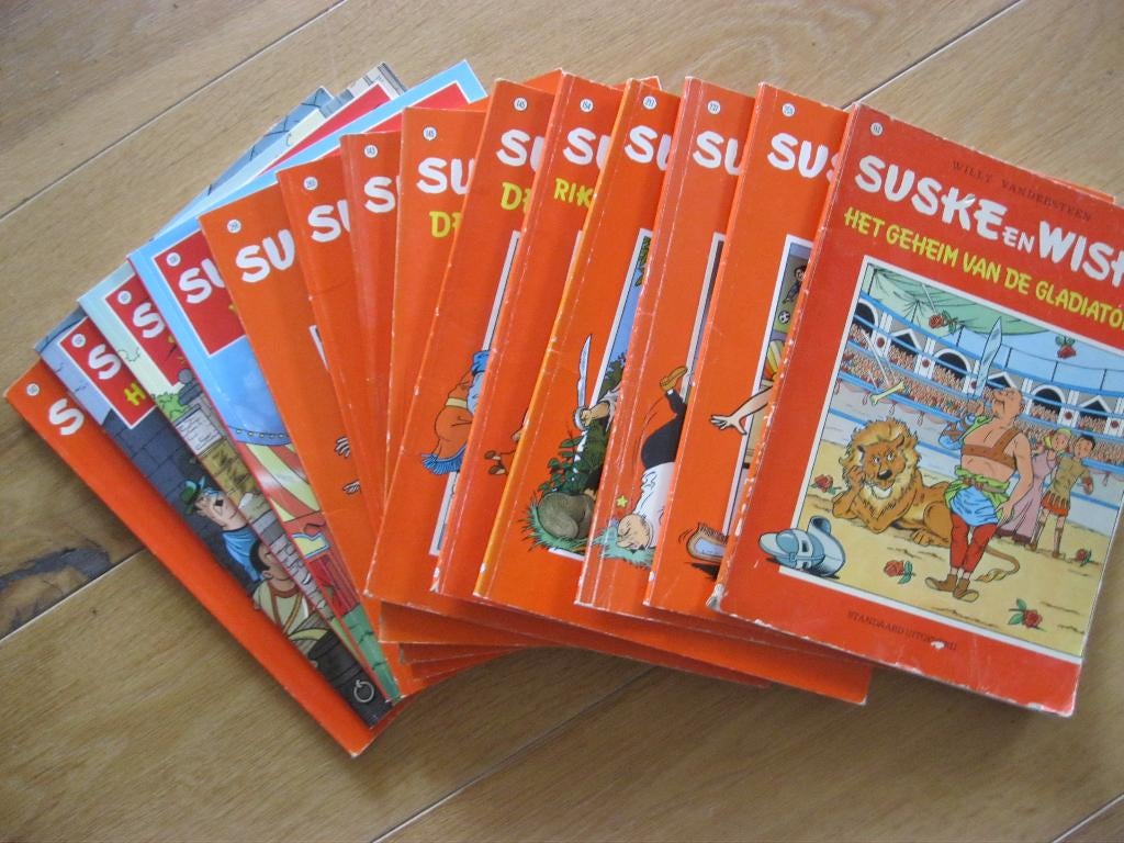 suske en wiske boeken, Boeken, Stripboeken, Meerdere stripboeken, Ophalen, Gelezen, Willy Vandersteen
