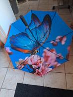 Postcodeloterij Paraplu met vlinder en bloesem print, Ophalen of Verzenden, Nieuw, Rood