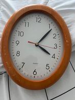 Klok op baterij, Ophalen of Verzenden, Zo goed als nieuw, Wandklok