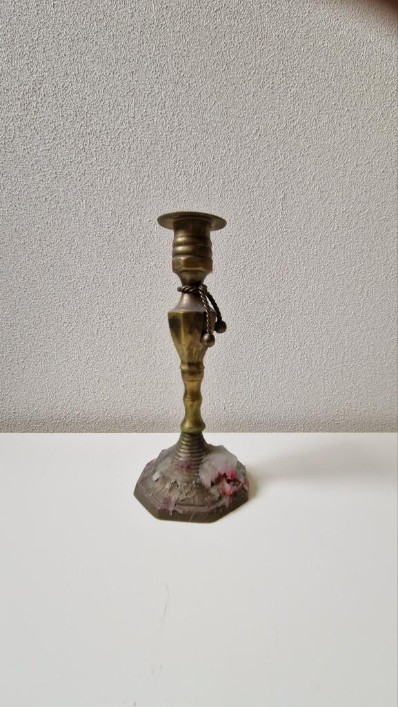Vintage Koperen Kandelaar, Ophalen, Koper of Brons