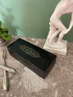 Antiek lak kistje, Ophalen of Verzenden