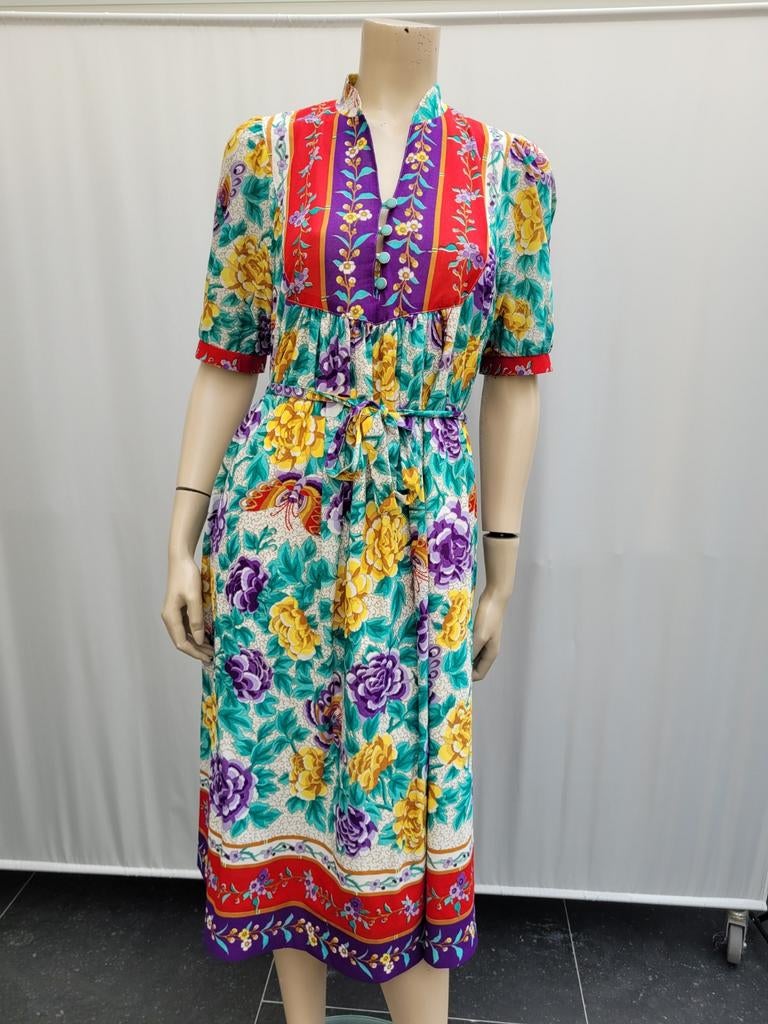 Vintage jaren 60 jurk maat, Maat 38/40 (M), Overige kleuren, Ophalen of Verzenden, Zo goed als nieuw