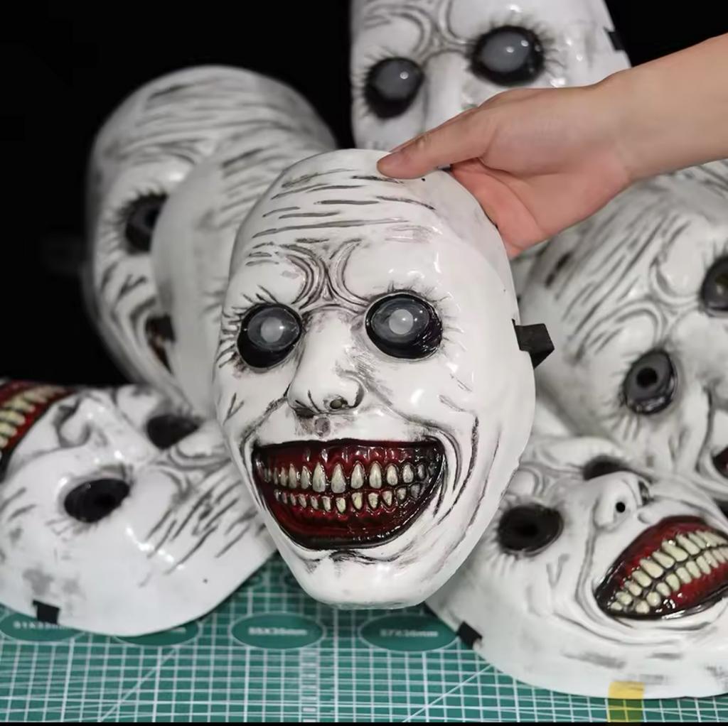 Griezelig Halloween Masker - Horror Gezicht, Ophalen of Verzenden, Nieuw, Accessoires