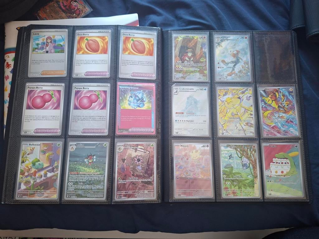 Pokemon stellar crown masterset bijna compleet, Ophalen of Verzenden, Zo goed als nieuw, Meerdere kaarten, Foil