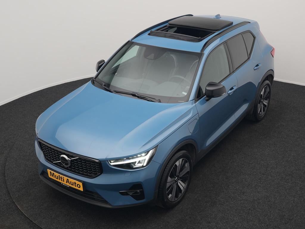 Volvo XC40 T5 Ultimate Dark PHEV 263pk Dealer O.H. | Panodak, Zwart, Blauw, Plug-in hybride, Bedrijf