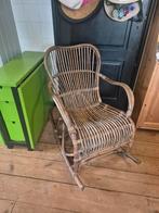 Manou bamboe schommelstoel volwassen, Ophalen, Bruin, Boho retro, Riet of Rotan