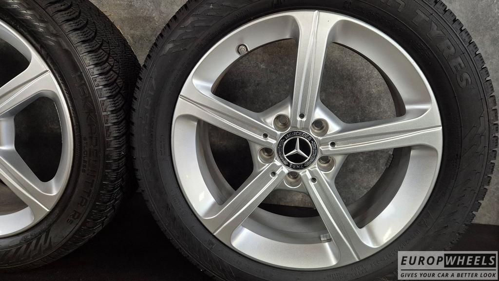 17 inch Mercedes A B CLA Klasse W247 W177 Winterbanden, Gebruikt, -, -, Banden en Velgen