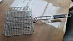 BBQ grilmand en worstentang, ideaal vaderdag kado, Ophalen of Verzenden, Zo goed als nieuw, Overige