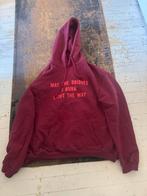 Vetements Hoodie "May The Bridges I Burn Light The Way", Ophalen of Verzenden, Gedragen, Overige maten, Rood