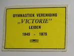 Gymnastiek vereniging   VICTORIE   1945 -- 1975   LEIDEN, Verzenden, Zo goed als nieuw, Luciferdoosjes of -merken