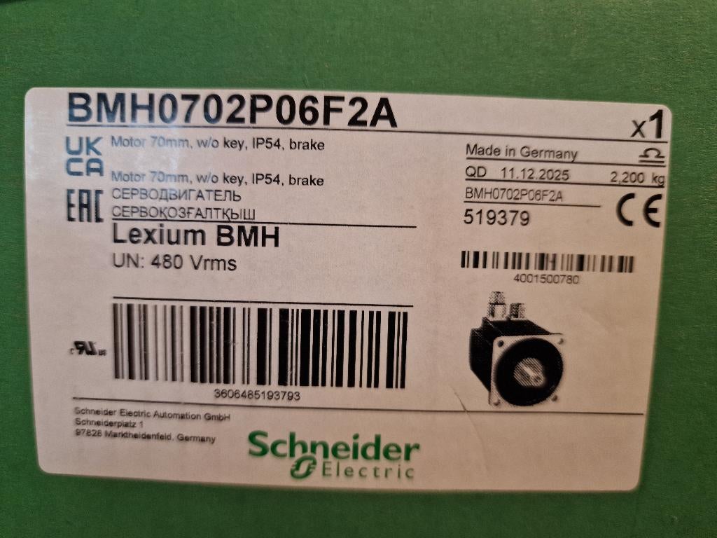 2 nieuwe BMH0702P06F2A servo motors, Ophalen of Verzenden, Nieuw