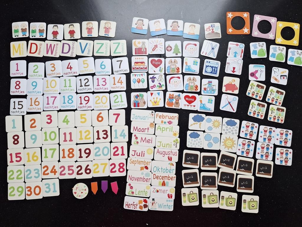 Planmagneten / picto's voor kinderen van olifantastisch, Hobby en Vrije tijd, Scrapbooking, Ophalen of Verzenden