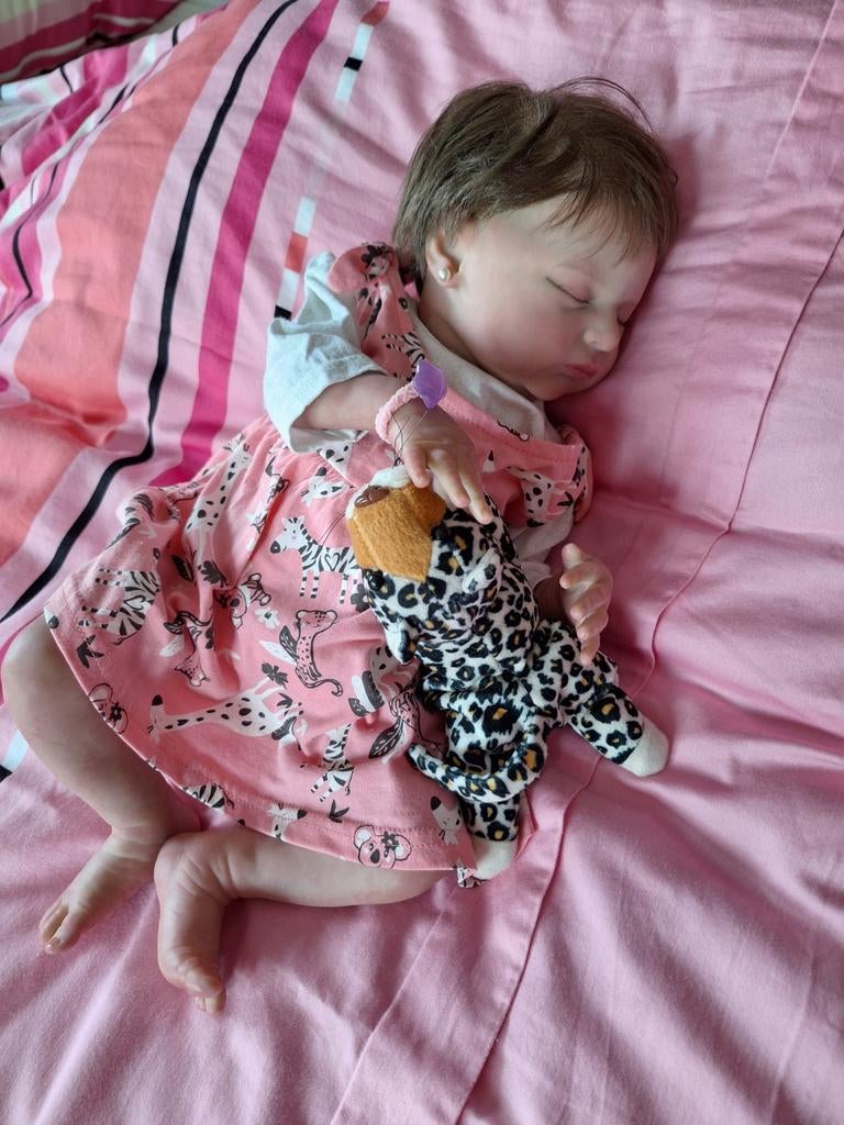 Prachtig reborn  kindje, Kinderen en Baby's, Babykleding | Maat 74, Ophalen of Verzenden, Zo goed als nieuw, Meisje, Jurkje of Rokje